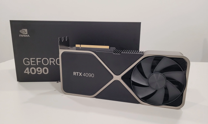 Mẫu card đồ họa GeForce RTX 4090 của Nvidia. Ảnh: Trusted Reviews