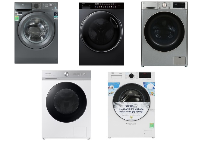 Năm mẫu máy giặt trong tuần bình chọn thứ 9.