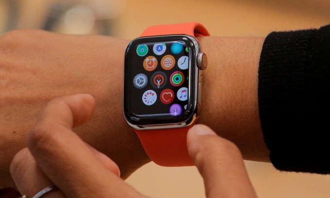 Apple Watch trưng bày tại Mỹ hồi năm 2019. Ảnh: Reuters
